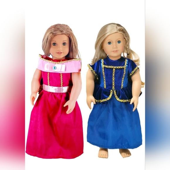 TYZEST 18 inch Doll Clothes Gifts,Princess Costume Dress Set Fits American 18 in - Picture 3 of 6